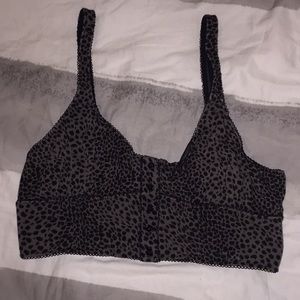 Intimately Free People bra cheetah like print
